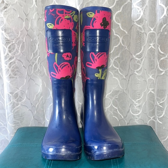 Coach rain boots - Picture 1 of 5